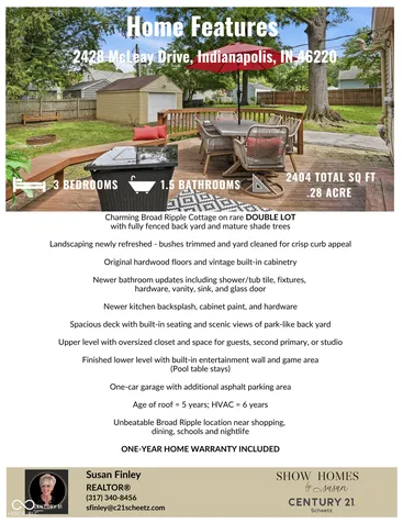 2428 Mcleay Drive Indianapolis IN 46220
