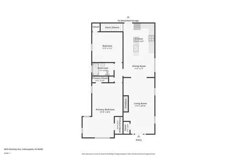 4833 Hinesley Avenue Indianapolis IN 46208