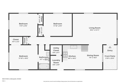 1822 W 10th Street Indianapolis IN 46222