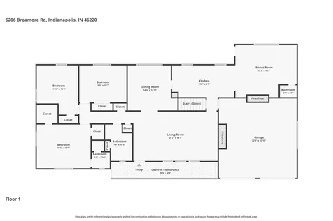 6206 Breamore Road Indianapolis IN 46220