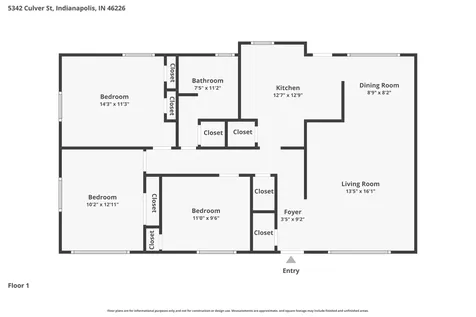 5342 Culver Street Indianapolis IN 46226