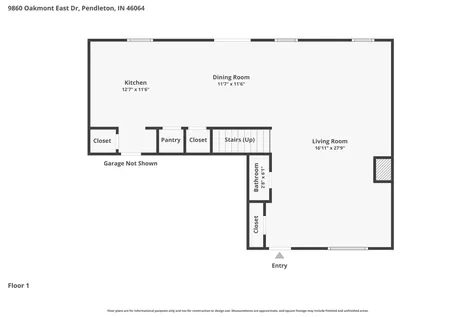 9860 Oakmont East Drive Pendleton IN 46064