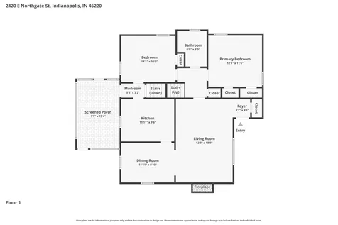 2420 E Northgate Street Indianapolis IN 46220