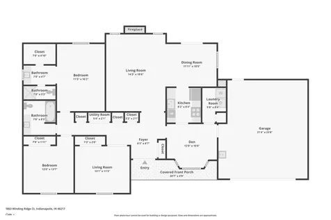 1853 Winding Ridge Court Indianapolis IN 46217