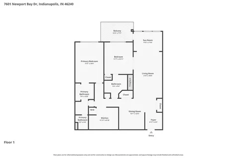 7601 Newport Bay Drive Indianapolis IN 46240