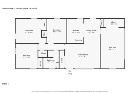 5606 Culver Street Indianapolis IN 46226