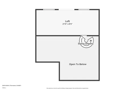 2649 N 600 W Thorntown IN 46071