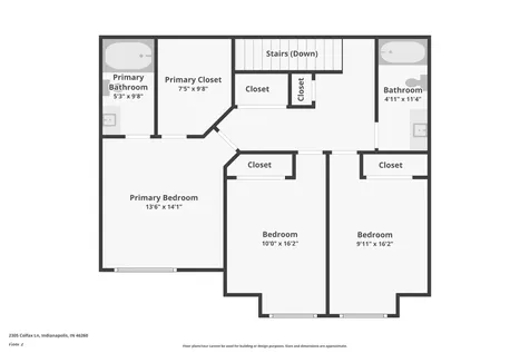 2305 Colfax Lane Indianapolis IN 46260