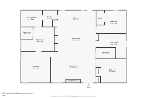8257 S County Road 1075 W Charlottesville IN 46117