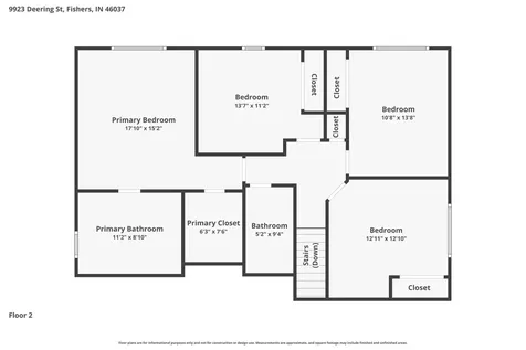 9923 Deering Street Fishers IN 46037