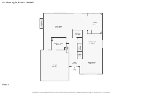 9923 Deering Street Fishers IN 46037