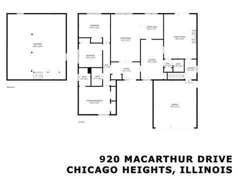 920 Macarthur Drive Chicago Heights IL 60411