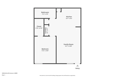 1628 Mcclure Road Aurora IL 60505