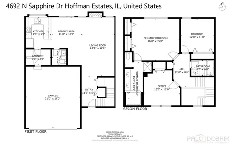4692 North Sapphire Drive Hoffman Estates IL 60192