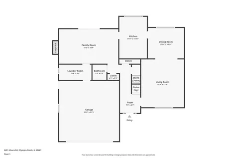 3451 Ithaca Road Olympia Fields IL 60461