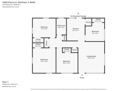 15403 Cherry Lane Markham IL 60428