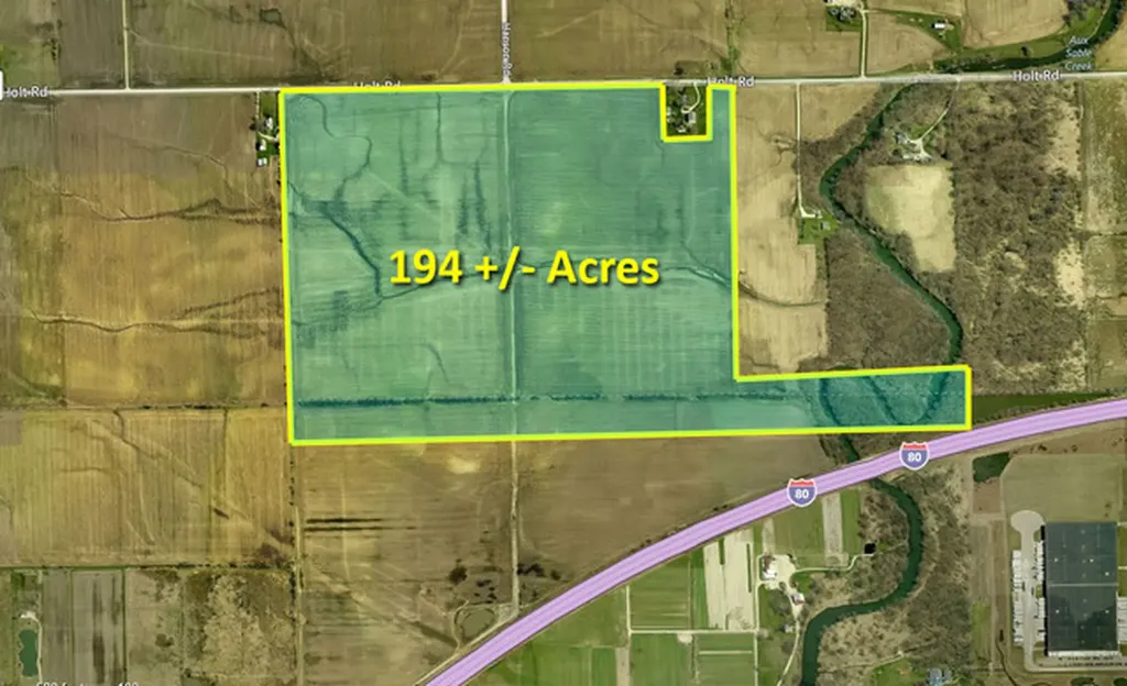 194 acres West Holt Road Minooka IL 60447