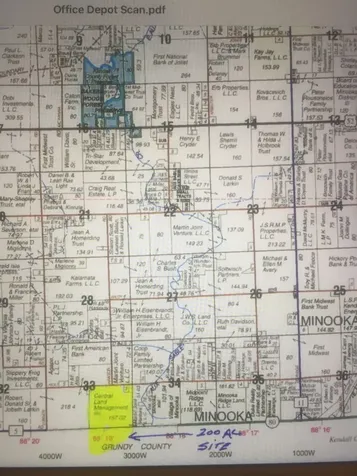 194 acres West Holt Road Minooka IL 60447