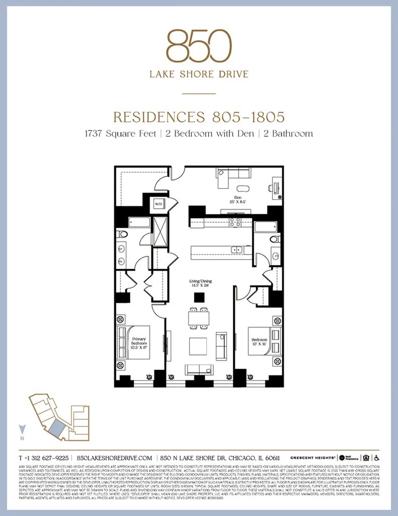 850 North Lake Shore Drive Chicago IL 60611