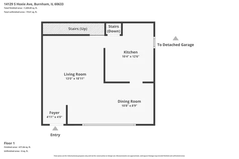 14129 South Hoxie Avenue Burnham IL 60633