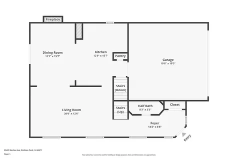 22429 Karlov Avenue Richton Park IL 60471
