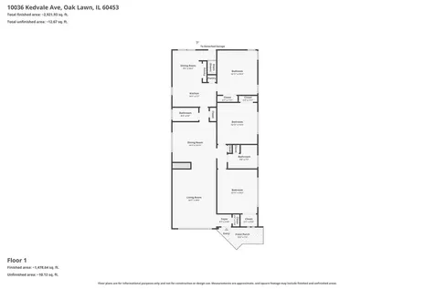 10036 Kedvale Avenue Oak Lawn IL 60453