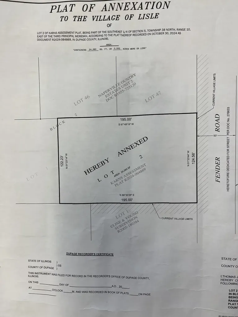 4S715 Karns Lot 2 Road Naperville IL 60563