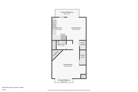 856 West Saint Johns Place Palatine IL 60067