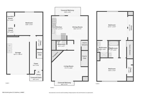 856 West Saint Johns Place Palatine IL 60067