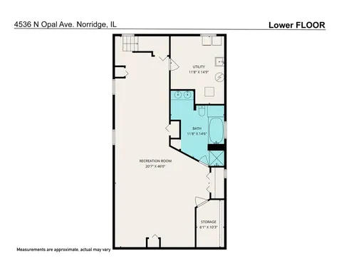 4536 North Opal Avenue Norridge IL 60706