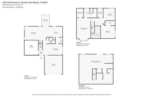 2243 North Orchard Lane Round Lake Beach IL 60073