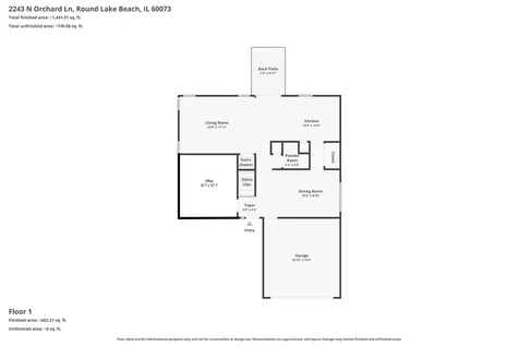 2243 North Orchard Lane Round Lake Beach IL 60073