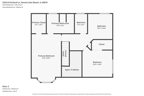 2243 North Orchard Lane Round Lake Beach IL 60073