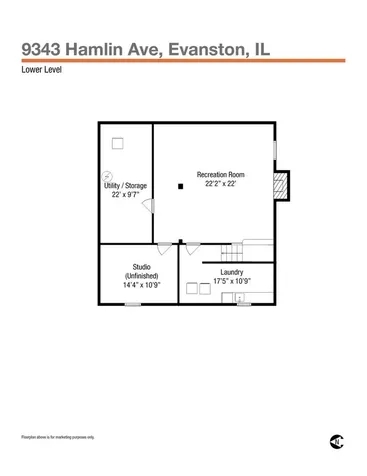 9343 Hamlin Avenue Evanston IL 60203