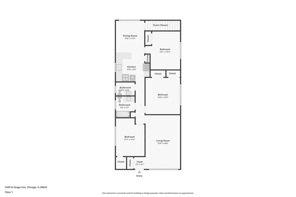 3349 North Osage Avenue Chicago IL 60634