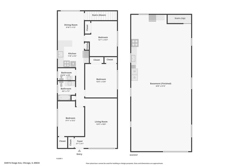 3349 North Osage Avenue Chicago IL 60634