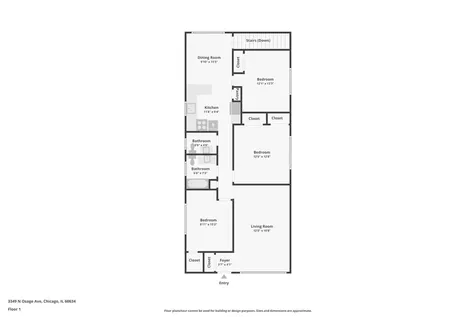 3349 North Osage Avenue Chicago IL 60634