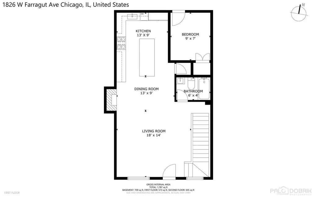 1826 West Farragut Avenue Chicago IL 60640