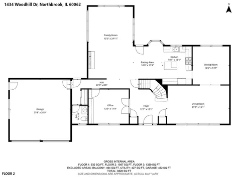 1434 Woodhill Drive Northbrook IL 60062