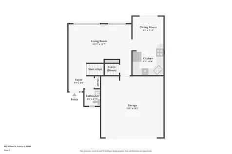 993 Willow Street Itasca IL 60143