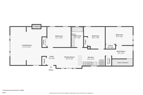 1116 South Harvey Avenue Oak Park IL 60304
