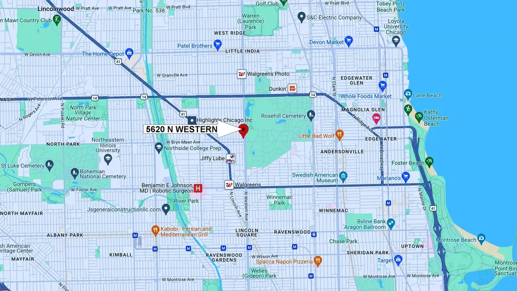 5620 North Western Avenue Chicago IL 60659