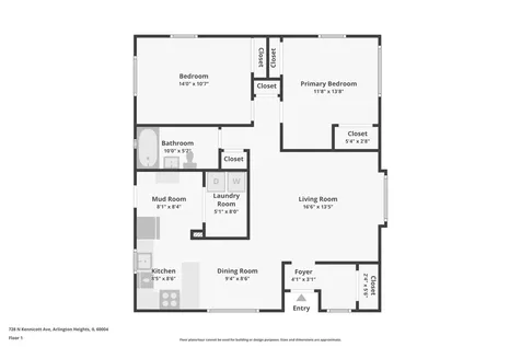 728 North Kennicott Avenue Arlington Heights IL 60004