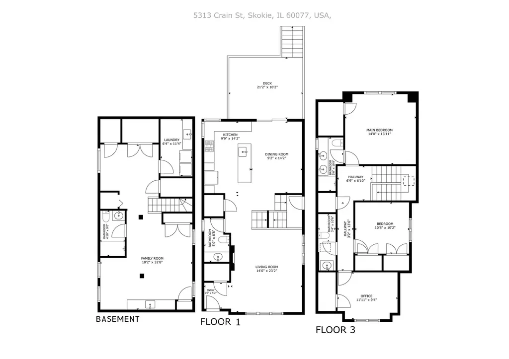 5313 Crain Street Skokie IL 60077