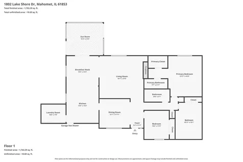 1802 Lake Shore Drive Mahomet IL 61853