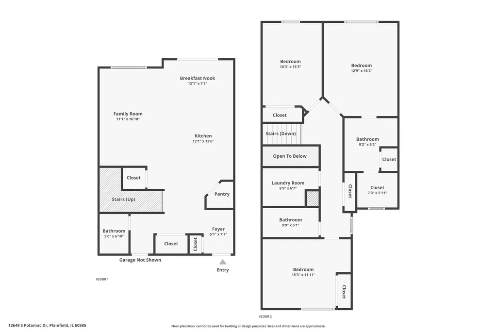 12649 South Potomac Drive Plainfield IL 60585