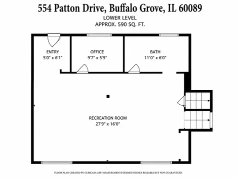 554 Patton Drive Buffalo Grove IL 60089