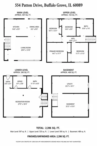 554 Patton Drive Buffalo Grove IL 60089