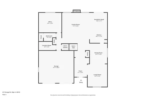 617 Donegal Drive Elgin IL 60123