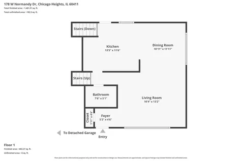 178 West Normandy Drive Chicago Heights IL 60411
